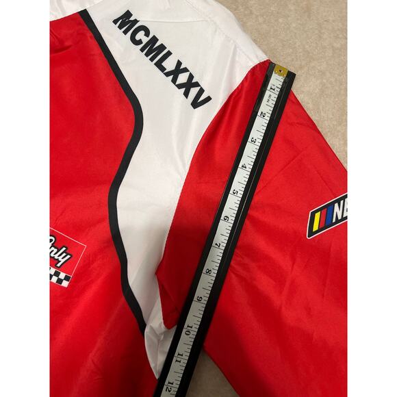 NWT Members Only Sport Red Team Racing Windbreaker Men's Jacket. Size: Medium - Picture 7 of 10